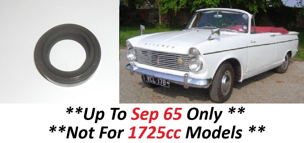 GEARBOX EXTENSION REAR OIL SEAL (Hillman Super Minx) (Ser.123) (1600cc Only) (** Manual **) (**1961- Sep 65 Only**)  